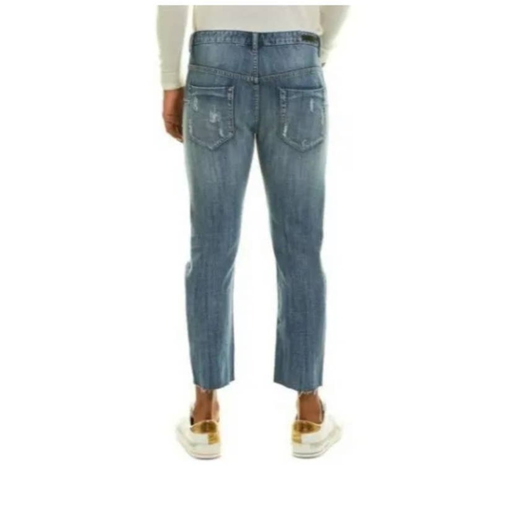 One Teaspoon Mr Whites Denim Jeans Blue Suede Men's 30R NWT Crop - Picture 4 of 8